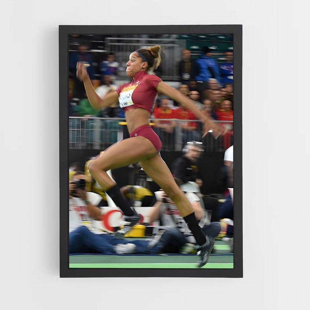 Poster Saut de Vie – affiche Athlétisme (vue 2)